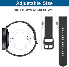 FTRONGRT Cinturino Compatibile con Amazfit GTS, Silicone