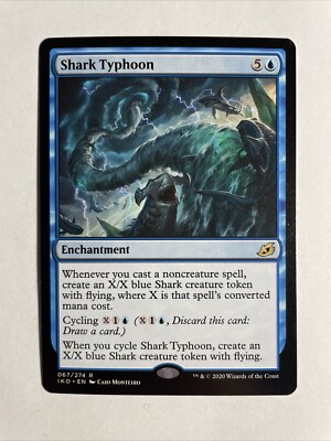 1x Mtg Ikoria Lair Of Behemoths Shark Typhoon NM/M Magic the Gathering