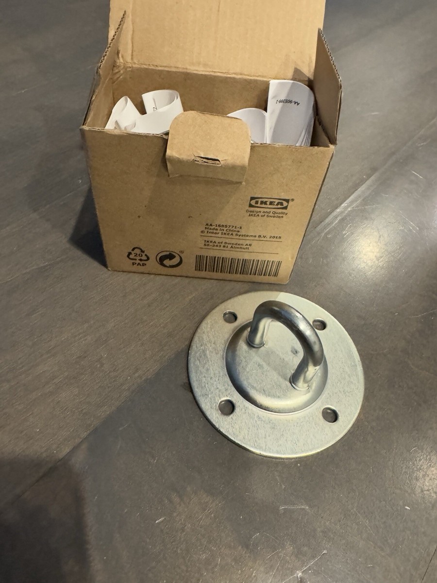 IKEA Ekorre 800.410.49 2 Pack Galvanized Steel Swing Ceiling Mount