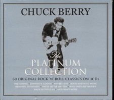 Chuck Berry PLATINUM COLLECTION Best Of 60 Classic Songs  3 CD *NEW SEALED*   