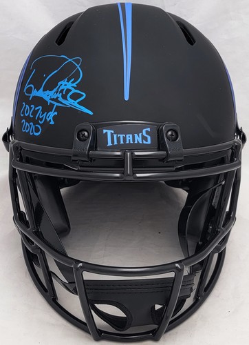 DERRICK HENRY AUTOGRAPHED TITANS ECLIPSE FULL SIZE AUTHENTIC HELMET BECKETT - Picture 3 of 12