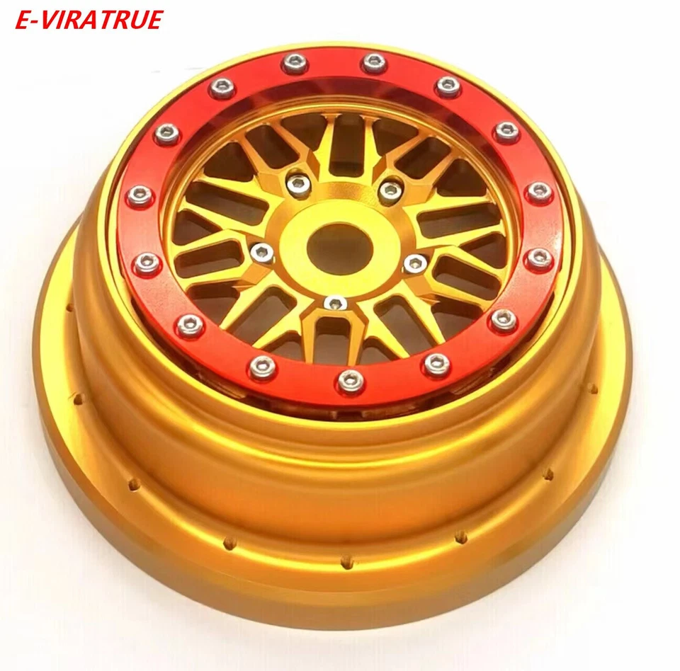 E-VIRATRUE Aluminum Bead Lock Wheel For Losi Super BAJA REY 1/6  (1pcs) - Image 2 of 4