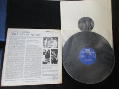 Bill Evans Interplay UK Vinyl LP Promo Copy MONO RLP445 Freddie