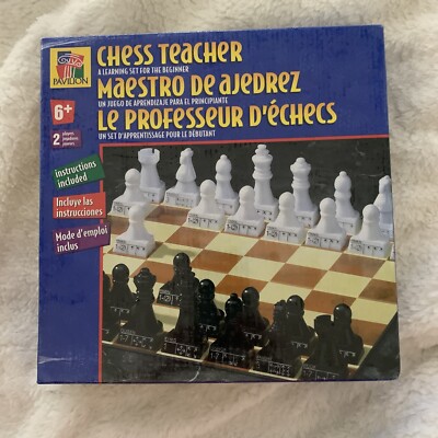 Pavilion Chess Teacher Game Great For Beginners Learn To Play Sealed Ages 6+