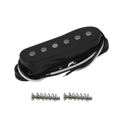 FLEOR Alnico 5 Gitarre Single Coil Pickup Hals Pickup Schwarz für ST  Gitarre