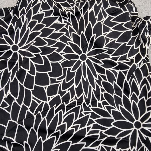 Islander Swimsuit Womens 18 Black Floral One Piece Bathing Suit Resort Vacay - Picture 6 of 18