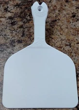 Z Feedlot Ear Tags for Cattle ID White 200ct---4 pkg of 50