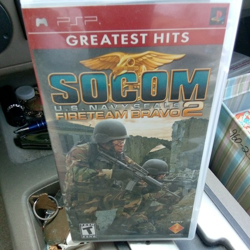Socom U S Navy Seals Fireteam Bravo 2 Greatest Hits Sony Psp Complete Test Ebay