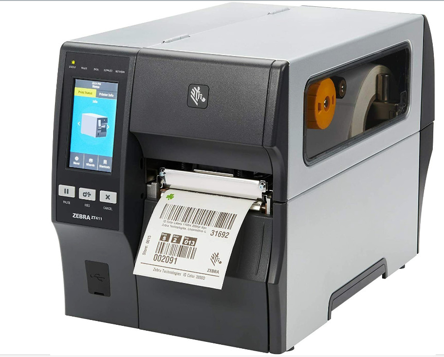 Zebra ZT411 Thermal Printer Serial USB Ethernet Bluetooth, ZT41142-T010000Z NEW