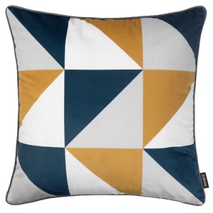 blue zebra pillow