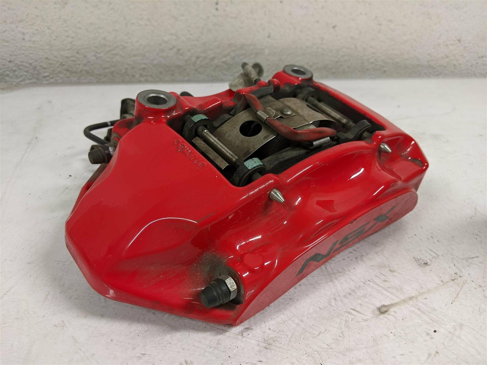 17 18 19 20 Acura Nsx Fif Rear Right Passenger Brake Caliper 43018-T6n-A21 Red
