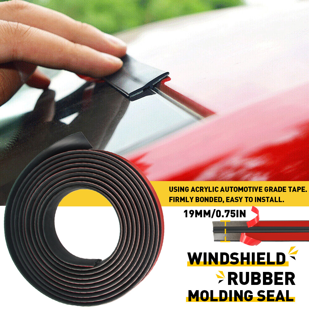 Car 4M Roof Windshield Window Rubber Strip Seal Sealed Moulding Trim Accessories