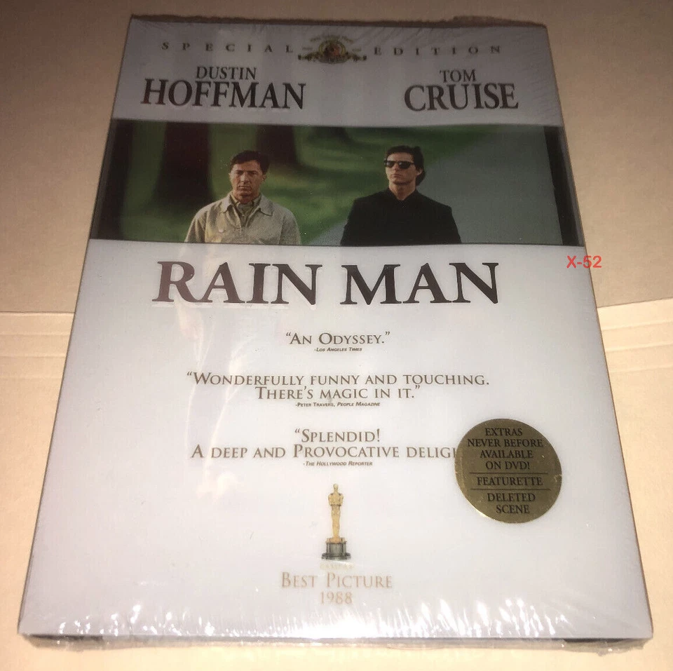 Rain Man DVD Tom Cruise Dustin Hoffman Valeria Golino barry levinson hans zimmer - Image 2 of 4