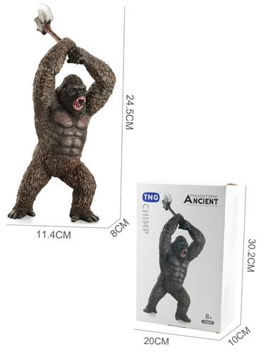 TNG Gorilla T4006 Modell prähistorische Tiersammlung realistische Szene Dekor Geschenk - Bild 1 von 5
