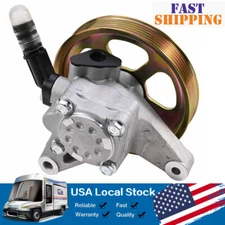 Power Steering Pump w/ Pulley for 2003-2007 Honda Accord V6 3.0L Acura MDX Pilot
