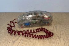 VINTAGE LONESTAR 90'S CLEAR PUSH TONE WALL PHONE MODEL NO 911