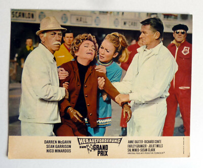 HERAUSFORDERUNG ZUM GRAND PRIX * AUSHANGFOTO Ger LC ´70 BAXTER CONTE F. GRANGER