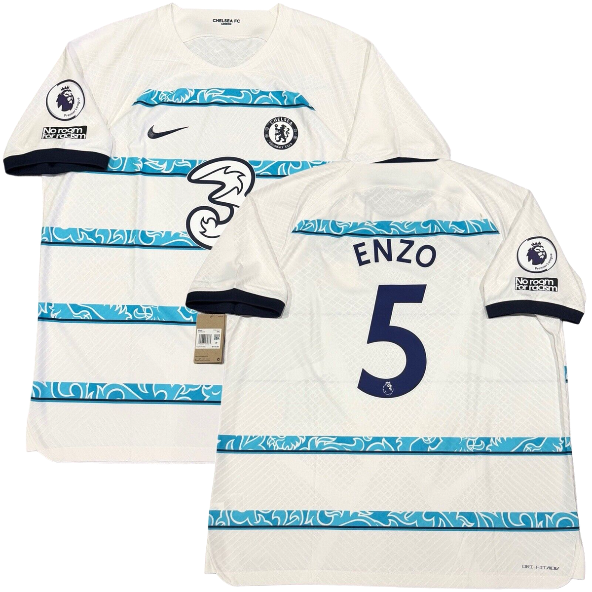 Chelsea FC ENZO 5 シャツ 2022/23 Chelsea Authentic Away Jersey #5 Enzo Fernandez 2XL Player