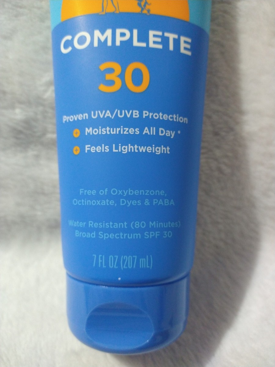 Coppertone Complete Sunscreen Lotion SPF 30 7 Oz Full Size *New