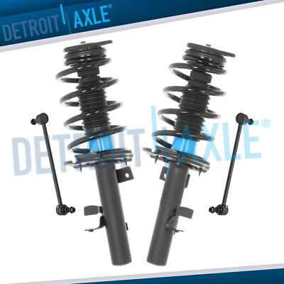 FWD Front Struts w/ Coil Spring Sway Bars Kit for 2013 2014 2015 2017 Ford C-Max