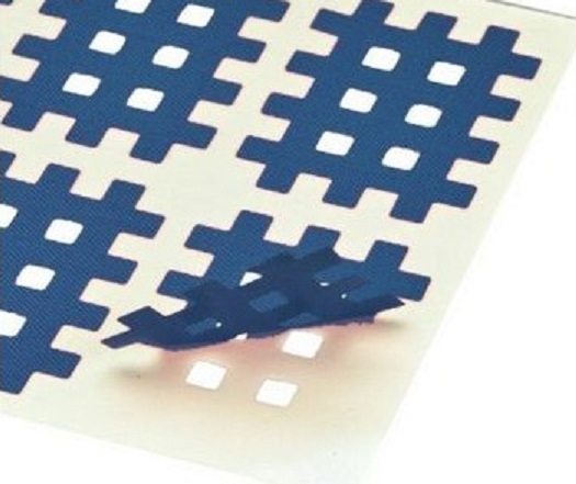 Kinesiologie Cross Physiotape 80 Stück taping blau Akupunkturpflaster Gatapex