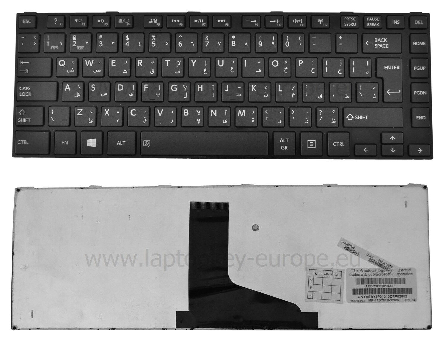 Clavier AZERTY Original Toshiba Pour Satellite L830-161, L830-16H, L830-16M, L830-16N