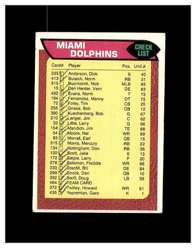 1976 TOPPS FOOTBALL #276-527 YOU PICK SEE PHOTOS OF EVERY CARD STARS NEW LISTING - Picture 430 of 473