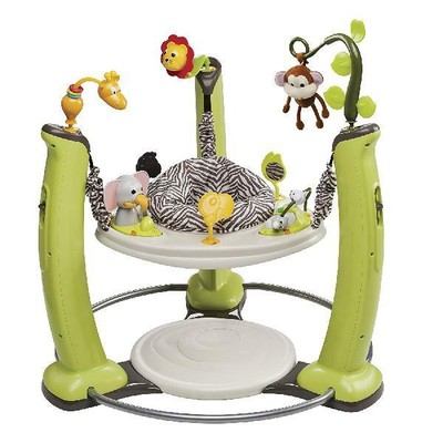 Evenflo ExerSaucer Jump & Learn Stationary Jumper - Jungle Quest | eBay
