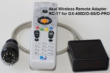 Wireless Remote Rc-17 For Akai Gx-286d/db Gx-400d/d-ss/d-pro Gx-630d/db/d-ss