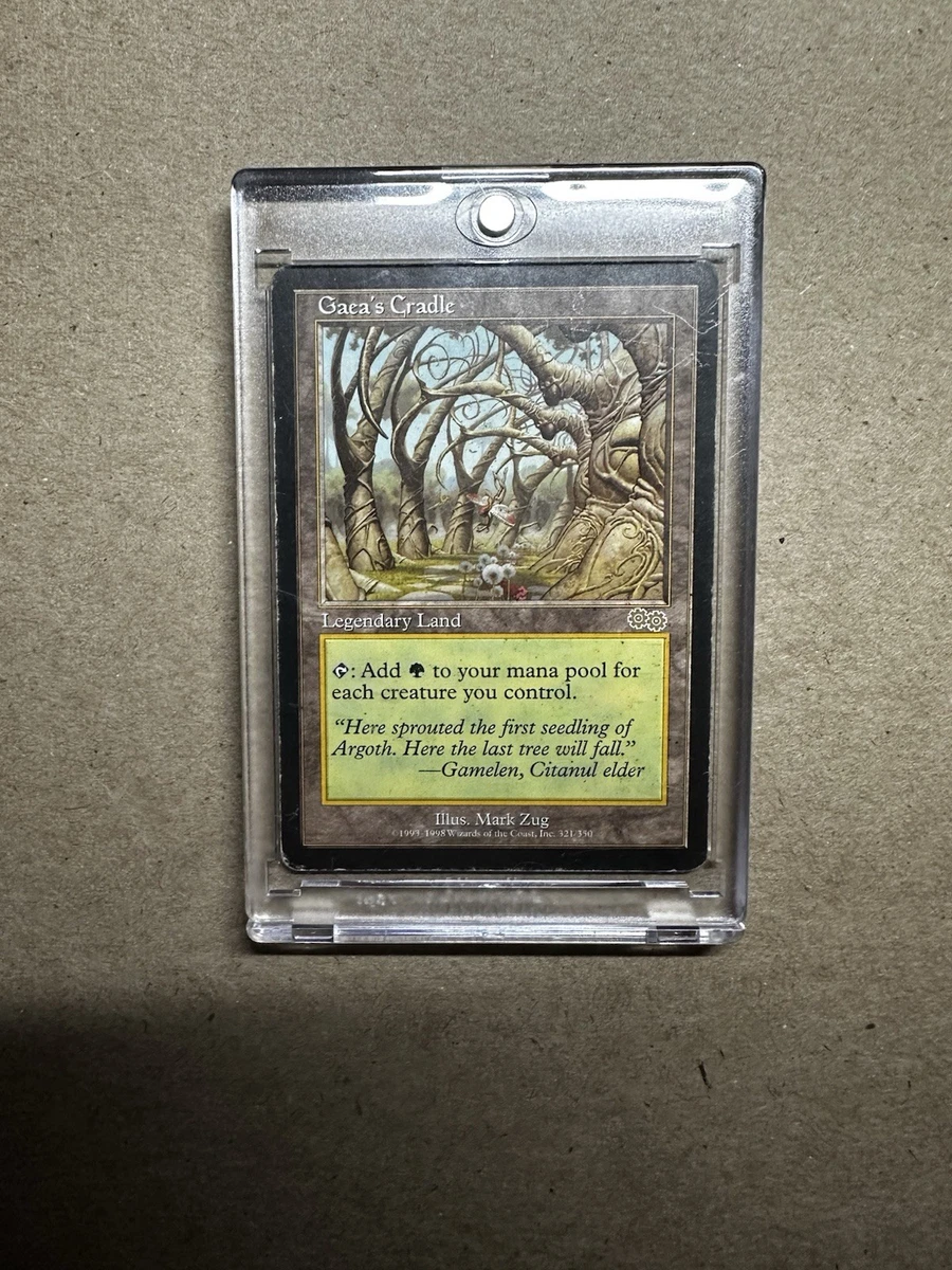 Gaea's Cradle Magic: The Gathering Urza's Saga Rare Individual