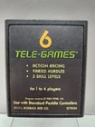 RARE VINTAGE 1980 TELE-GAMES ATARI STEEPLECHASE VIDEO GAME CARTRIDGE WORKS