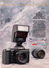 Minolta Maxxum 7000 Camera Kmart Vintage Magazine Ad 1985 Autofocus