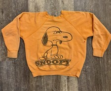 Vintage 1960’s Mayo spruce Peanuts Snoopy Sweatshirt Large 