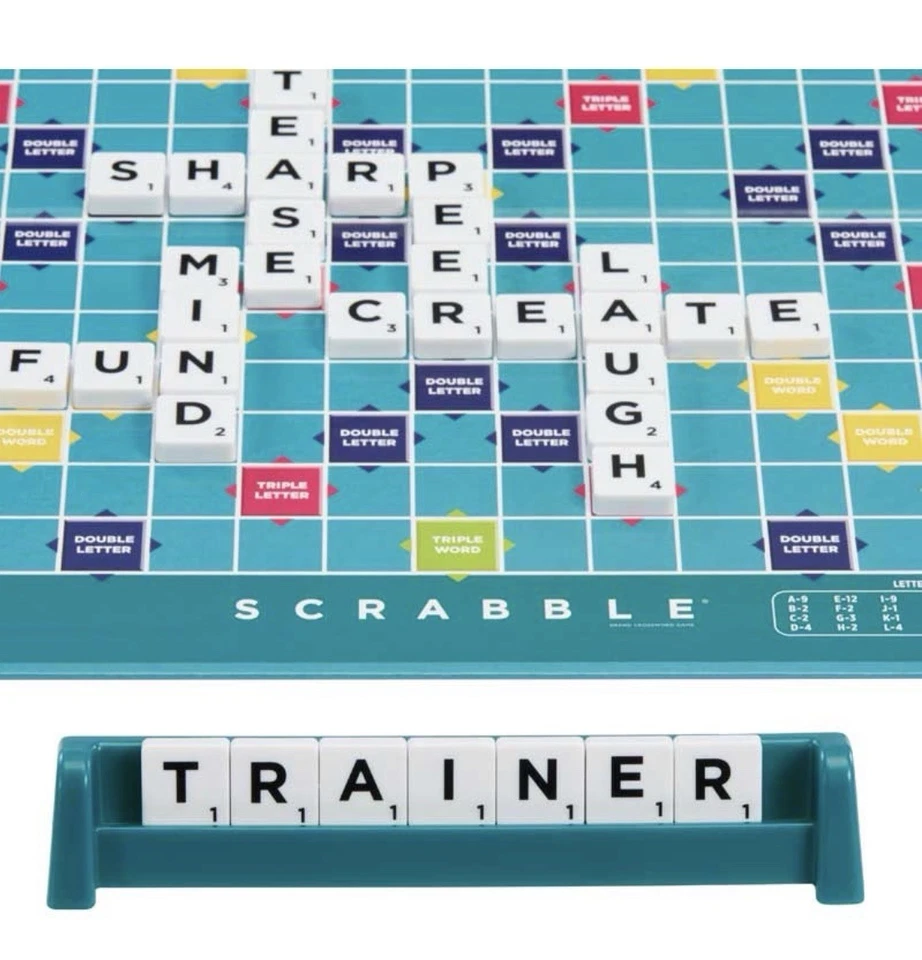 Mattel Scrabble Classic Refresh Word Board Game -  2 Games in 1 - 8+  - Image 2 of 3