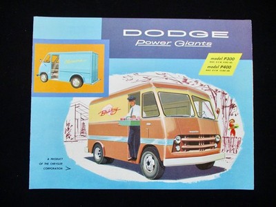 1958 Dodge Power Giants V-8 Prospekt Englisch  28x21,5cm 6S. 939 brochure