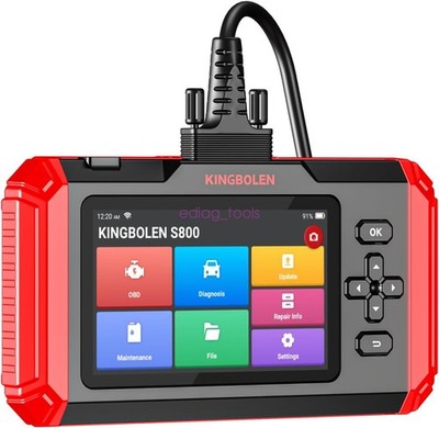 2026 KINGBOLEN S800 OBD2 Scanner Lifetime No Charge Update Car Diagnostic Tool