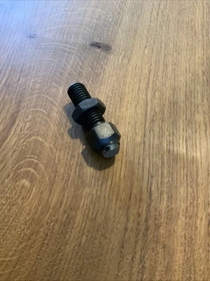 Anschlag, Kipp Pendelauflage Geriffelt M12 Gewindelänge 30 mm - Bild 1 von 2