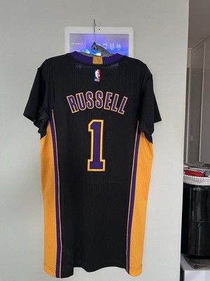 d'angelo russell rev 30 authentic game issued lakers hollywood jersey