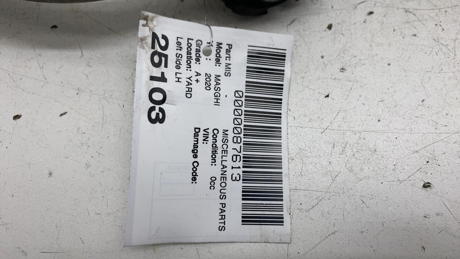 ⭕ 2014-2020 Maserati Ghibli Front Driver Left Side Upper Control Arm 6700041850