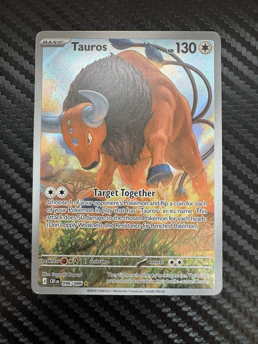 Tauros Pokemon Card for sale | eBay