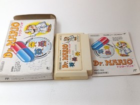 ✨ Dr. Mario Famicom 1990 Nintendo Boxed FC NES HVC-VU ✨