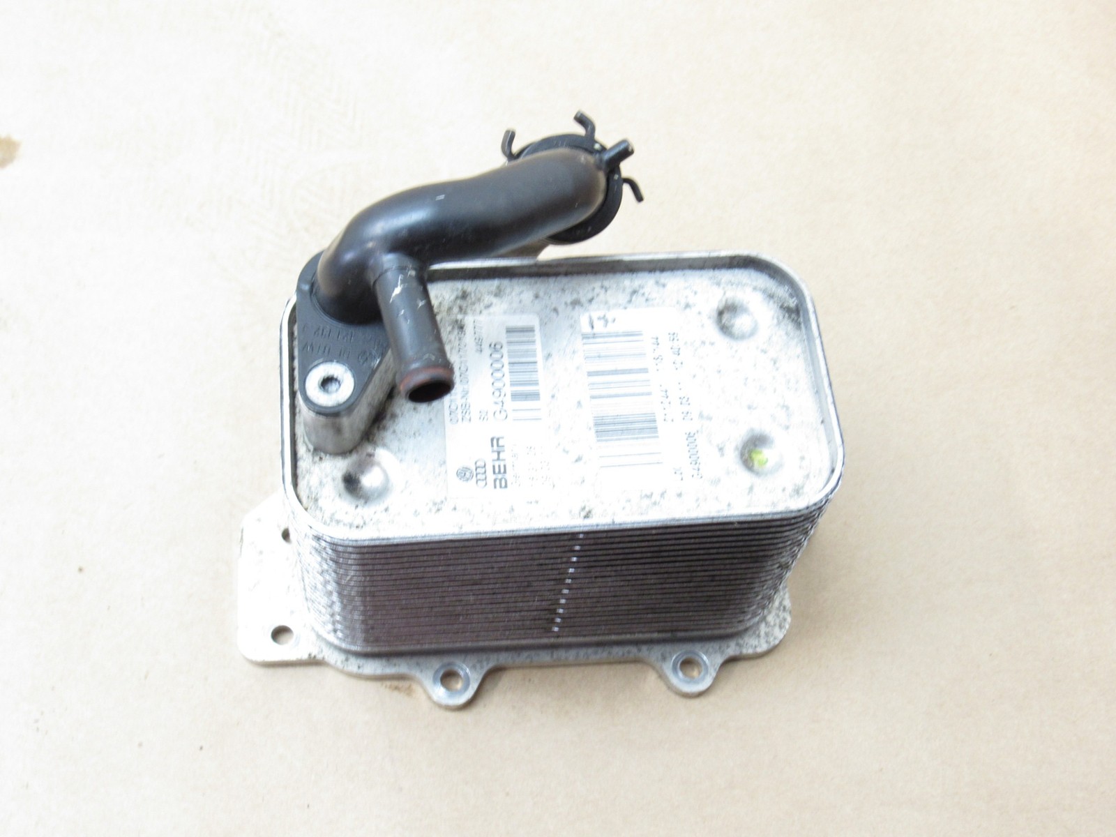 Bentley Continental GT 2012 6.0L W12 Engine Motor Oil Cooler 11-18 ;#3
