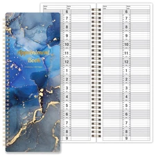 Poluma Appointment Book - Salon Appointment Planner, 11.5" x 4.7", 2 Columns ...