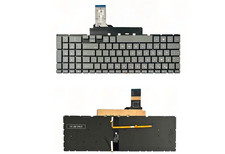 New HP 15-FB0013DX 15-FB0000CA 15-FB1000CA 15-FB1010CA Backlit Keyboard Gray