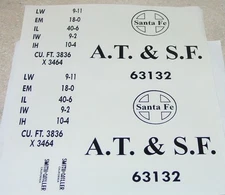 Smith Miller Boxcar Toybox Replacement Stickers SM-045