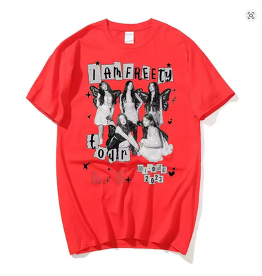 GIDLE T SHIRT I AM FREE TY WORLD TOUR MERCH T-SHIRT (G)I-DLE