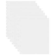 50 Piece Clear Sheet Protectors Page Protectors 8.5 x 11 Clear Binder Sheet P...