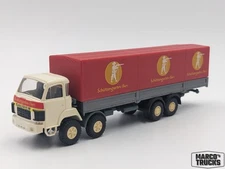 Roskopf Saurer D290/D330 tarpaulin 8x4 4axis „Schützengarten-Bier“ 1:87 /RS267
