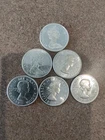 Lot of 6 Canadian Silver Half Dollars, Minted 1962-67, VGC