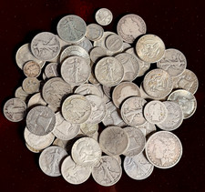 US Estate Collectors Lot - GRAB BAG - Silver / 24K Gold / Old Retired US Coinage